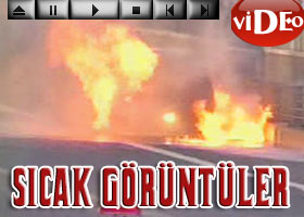 Haliç'te alev alev yandı - Video