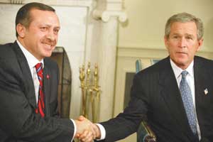 Erdoğan Bush ile görüşecek