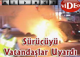 Lüks Jeep hurdaya döndü-Video