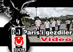 Beşiktaş'ın Paris keyfi - Video