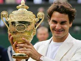 Wimbledon'da şampiyon Federer