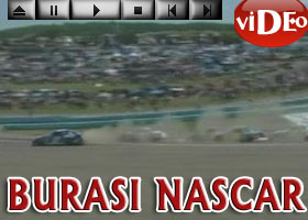 NASCAR'da kaza anı - Video