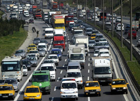 İstanbul'da trafik felç 