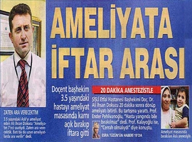 İftar haberi de yalan 