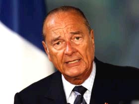 Mösyö Chirac'a el öptüren satış 