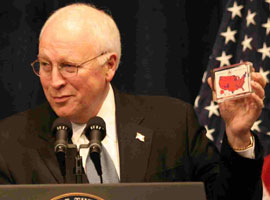 Cheney, vahim durumu itiraf etti