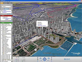 Google Earth'e Microsoft'tan rakip