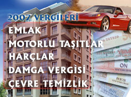 İşte 2007 yılının vergileri - Liste