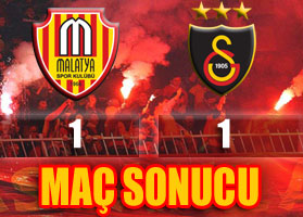 Malatyaspor:1 - Galatasaray:1