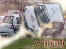 Saniye saniye trafik kazası-Video