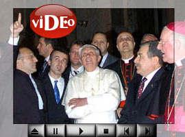 Papa Benedict Ayasofya'da - Video