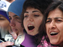 Kadının eline para geçerse...