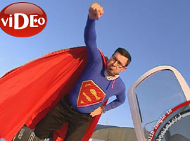 Son Süpermen havada - Video