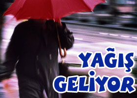 Yağış uyarısı-HARİTALI