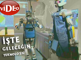 İşte Japon hizmetçi robotlar - Video