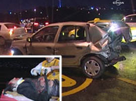 Köprüde alkollü sürücü DEHŞETİ