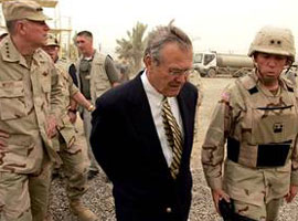 Rumsfeld'den Irak'a veda