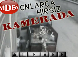 Onlarca hırsız kamerada - Video