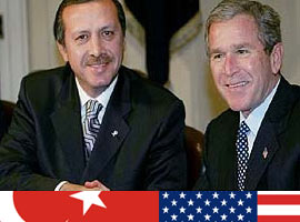 Bush Türkiye ile işbirliğine hazır 