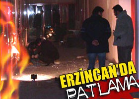 Erzincan'da patlama