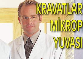 Doktor kravatlarına mikrop uyarısı