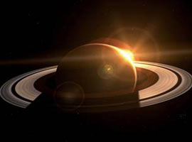 Uzayda gizemli şekil