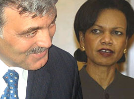 Bakan Gül, Rice'ı nasıl şaşırttı?  