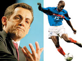 Thuram'dan Sarkozy'ye gol  