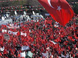 Mitinge katılanların sayısı açıklandı