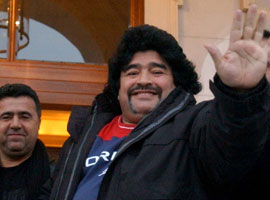 Maradona ölüm döşeğinde 