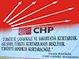 CHP'nin şaşırtan afişi  