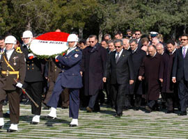 Devlet Erkanı Anıtkabir'de-Foto Galeri