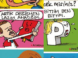 Anneler Günü'nü ÇİZDİ