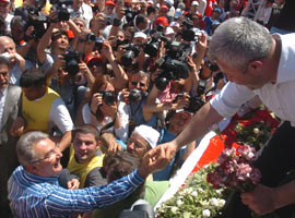 Solun birleşemediği miting son değilmiş