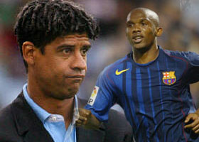 Rijkaard, Eto'ya sahip çıktı