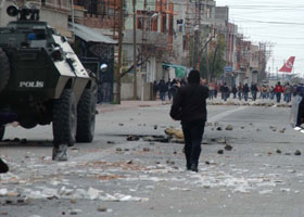 PKK'lıların cenazesinde gerginlik