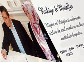 Düğün davetiyelerini de bastırmıştı