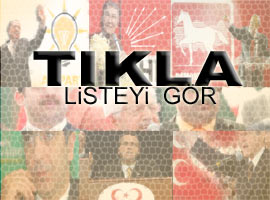 İşte partilerin aday listeleri-Tıkla Gör