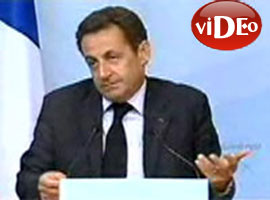 Sarhoş Sarkozy rekor kırıyor - Video