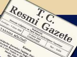 Referandum Resmi Gazete'de