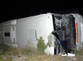 Çanakkale'de kaza: 7 ölü 40 yaralı