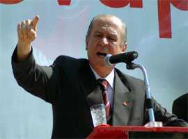 Bahçeli, Bursa'dan iktidara yüklendi