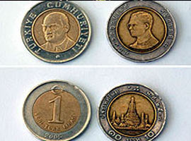 Tayland Bahtı'nın 1 YTL benzerliği