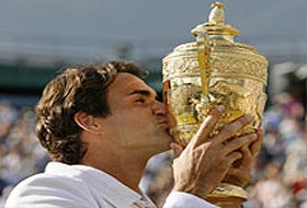 Federer, Wimbledon'da şampiyon oldu