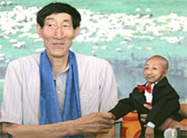 Dünyanın en kısasıyla en uzunu buluştu  