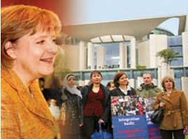 Türkler Merkel'e rest çekti