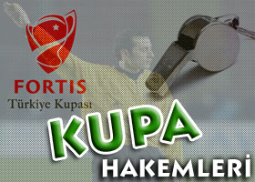 Kupa hakemleri açıklandı