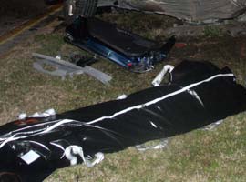 Üzerinden 10 araç geçti!