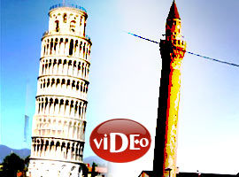 Sivas'ın eğik minaresi şaşırtıyor-Video