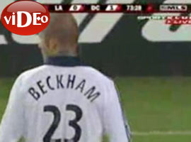 Beckham taraftarı ile buluştu-İzle